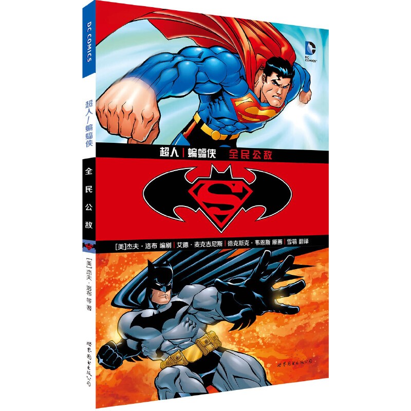 全民公敌  杰夫洛布德克斯克韦恩斯艾德麦吉尼斯 美国dc超人漫画书籍