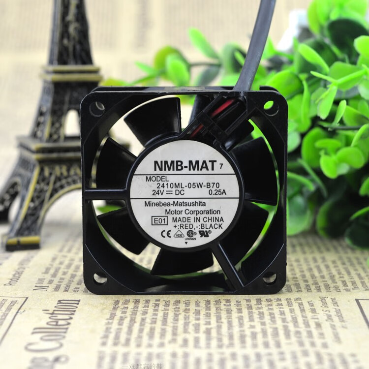 原装全新NMB-MAT 2410ML-05W-B40/B50/B60/B70 24V变频器风扇 6cm 2410ML-05W-B60 24V 0.17A