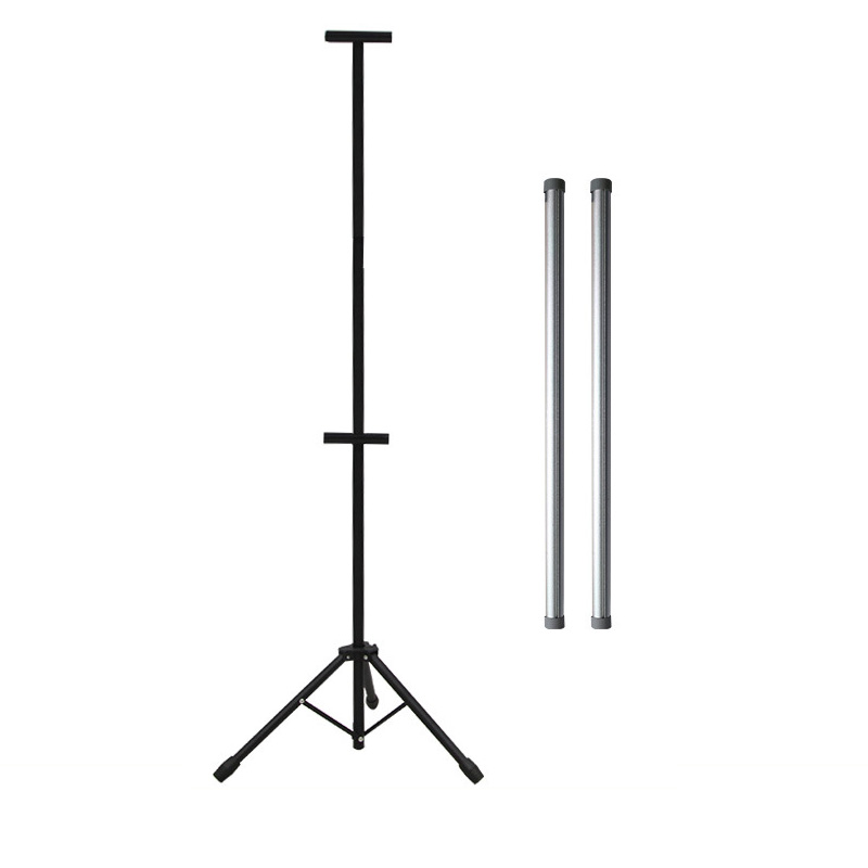 飞尔(flyer)三角架 kt板展架可升降双面展示架【铁三角挂画架 62cm铝