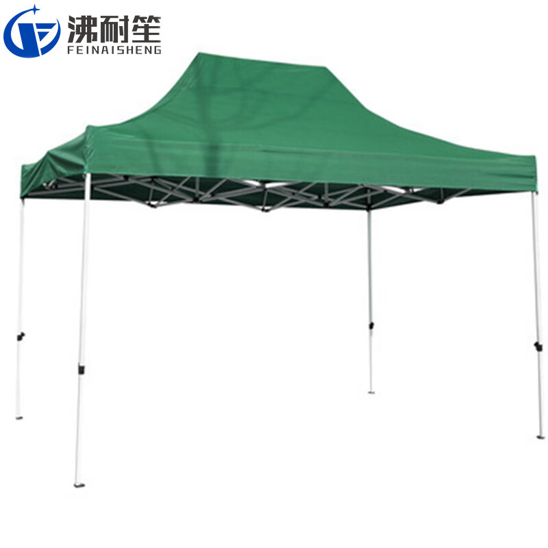 沸耐笙 fns-27903 六角防雨防晒折叠伸缩式帐篷 3x4.5墨绿 1顶