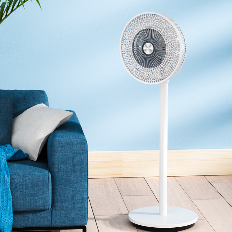 亚摩斯(amos)家用电风扇huawei hilink智能双层扇叶柔风可定时预约大