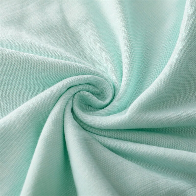 内野（UCHINO） 全棉清新一夏四重纱枕巾纯棉纱布枕头巾亲肤舒适柔软一等品A类 全棉四重纱枕巾-蓝色 50cm*80cm 2条装