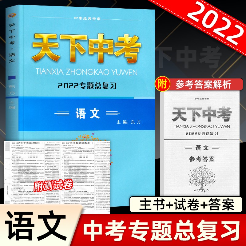 天下中考语文2022专题总复习词语运用句子表达标点符号文言文现代文考点专项训练突破作文素材基础知识