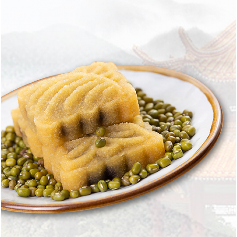 汪玉霞绿豆糕 湖北武汉特产绿豆糕原味糕点点心小吃怀旧甜点绿豆糕