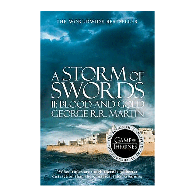 冰与火之歌 权力的游戏 英文小说原版A Storm of Swords: Part 2 Blood and Gold (A Song of Ice and Fire, Book 3) 冰雨的风暴 平装