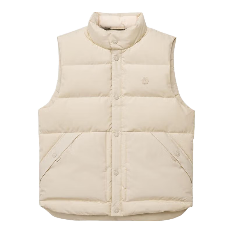 哈吉斯（HAZZYS）男裝 冬款羽絨服背心【PHIZ系列】羽絨馬甲男ASFZU0BDI02 乳白色IV M (170/92A 46)