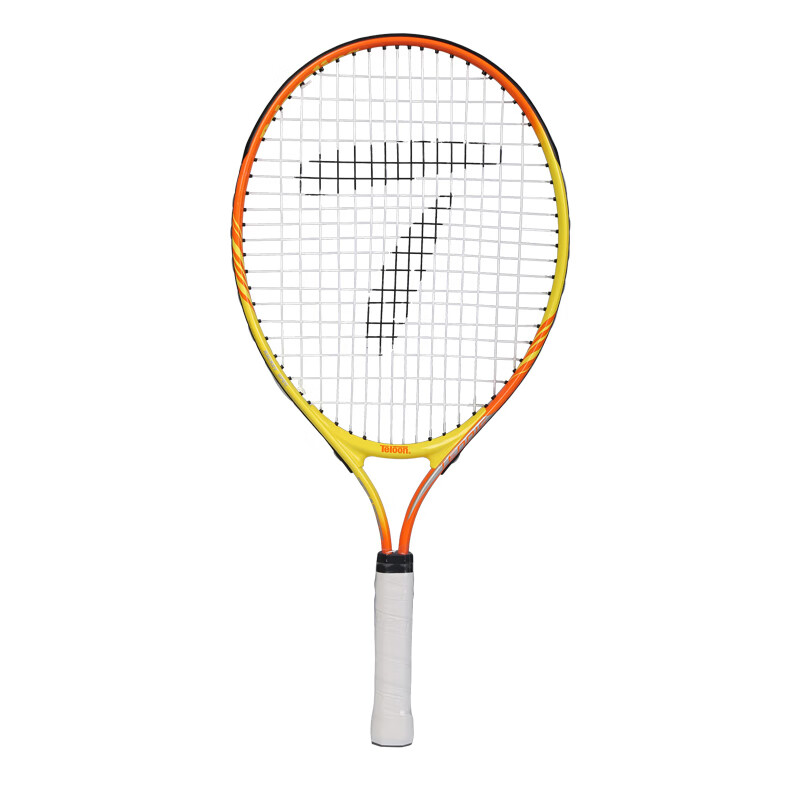 天龙（Teloon）2551-23 儿童单人初学网球拍适合7-9岁 23寸橙黄