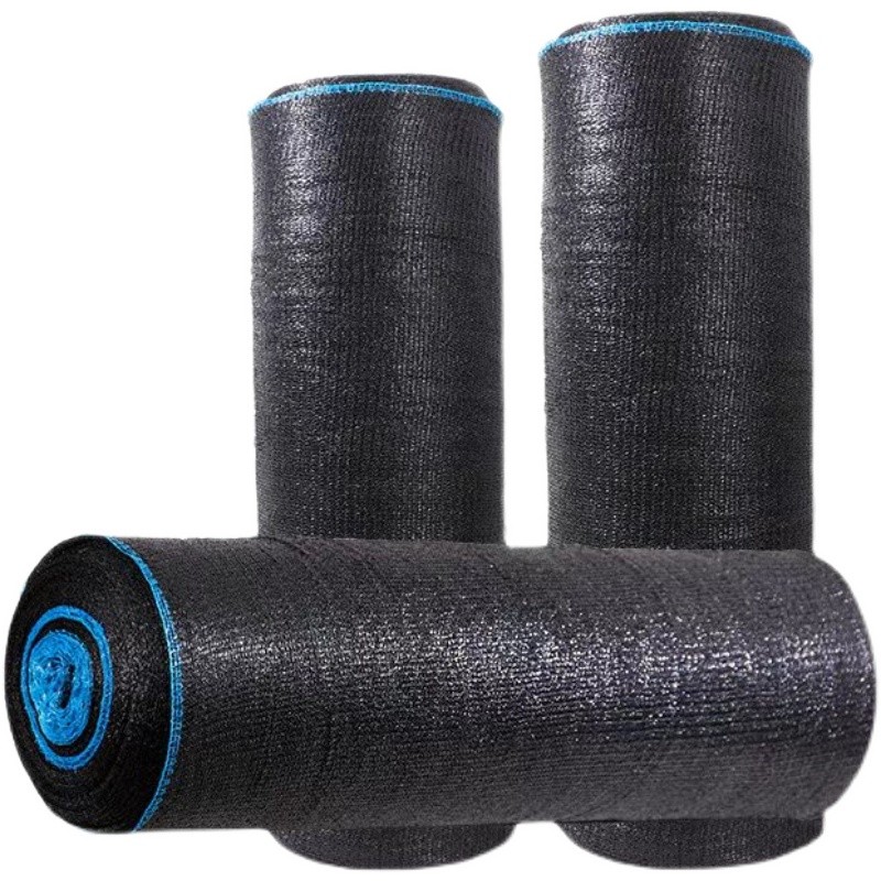 遮阳网防晒网加密加厚太阳遮阳隔热黑家用养殖大棚遮光降温 加厚3针抗