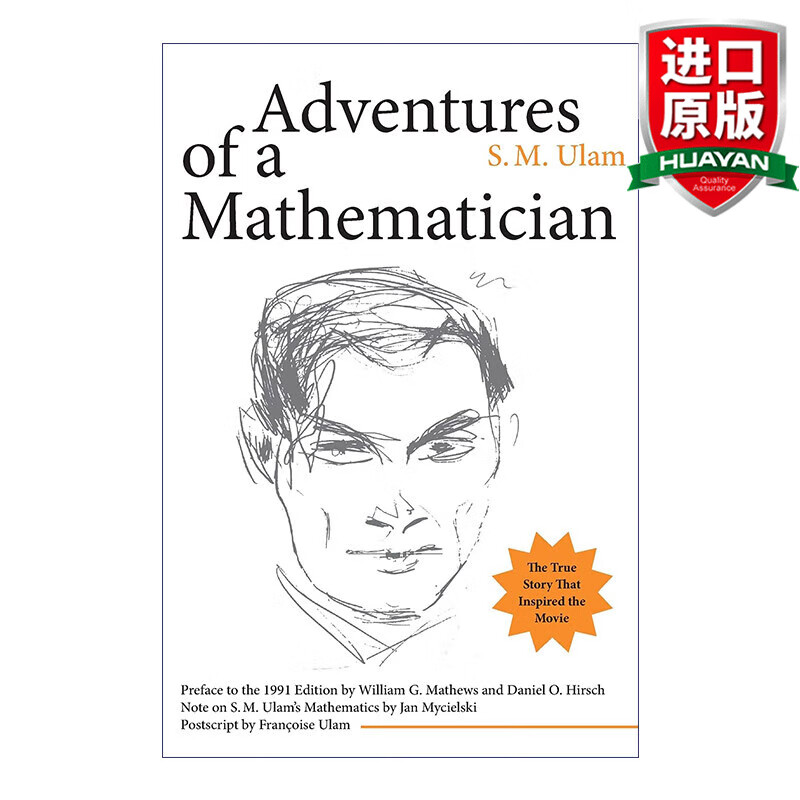 Adventures of a Mathematician 英文原版 一位数学家的经历 近代世界十大数学家之一S. M. Ulam乌拉姆自传 英文版 进口英语书籍