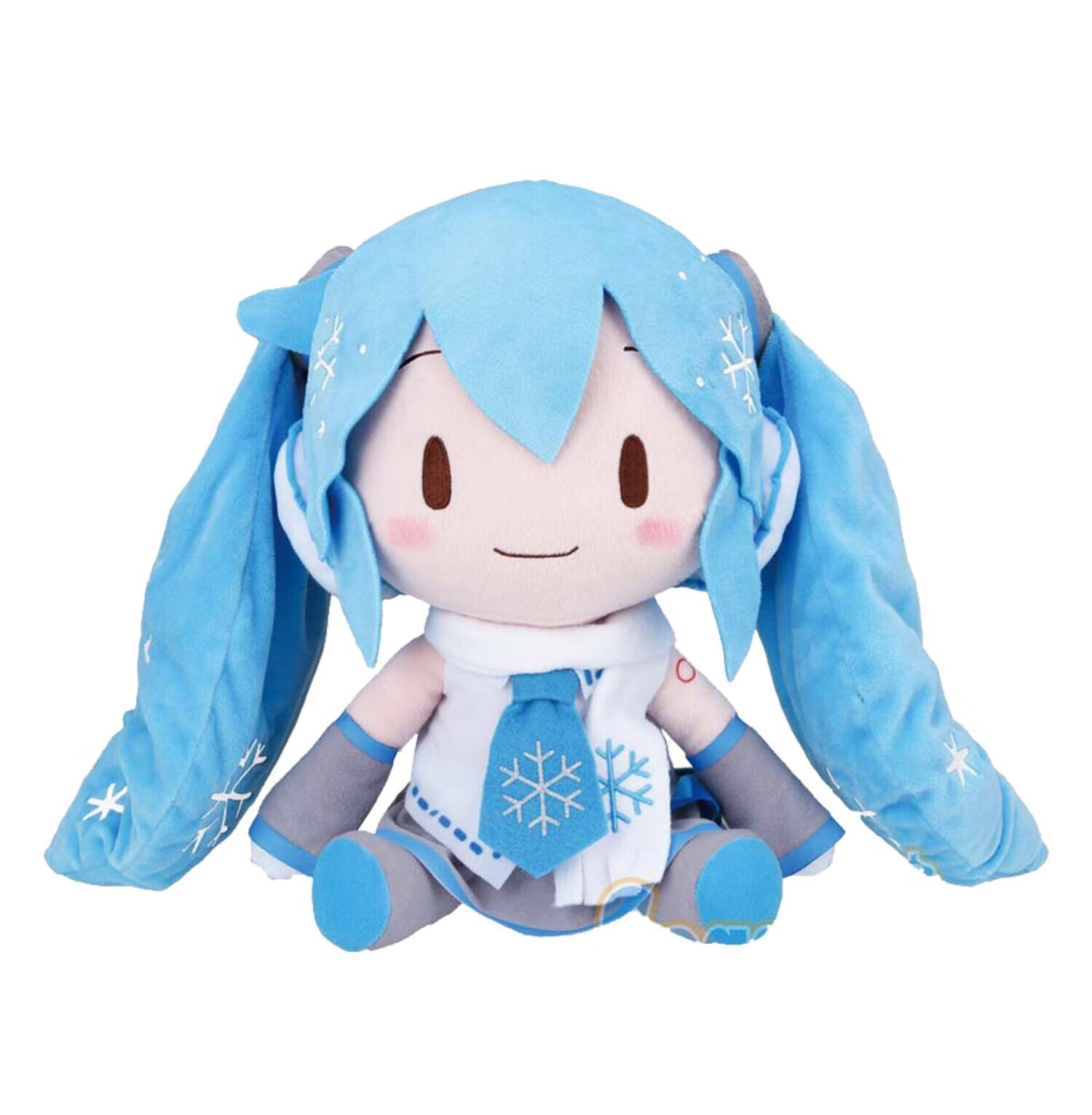 现货初音未来玩偶粉色 fufu蝴蝶结毛绒公仔动漫周边生日礼物雪樱花