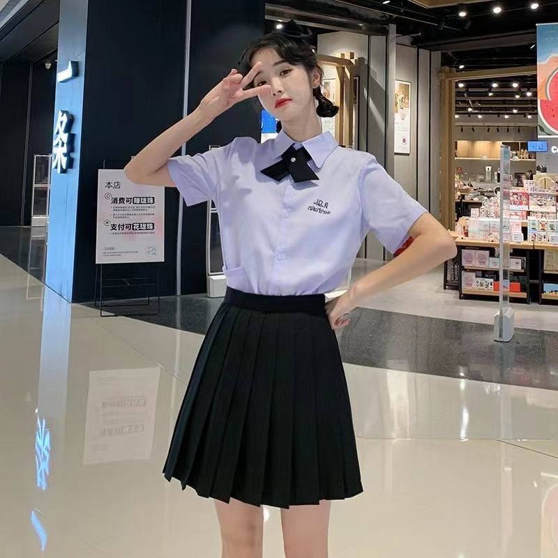 风泰国校服泰国制服娜诺同款禁忌女孩泰式服装jk制服套装初恋百褶裙