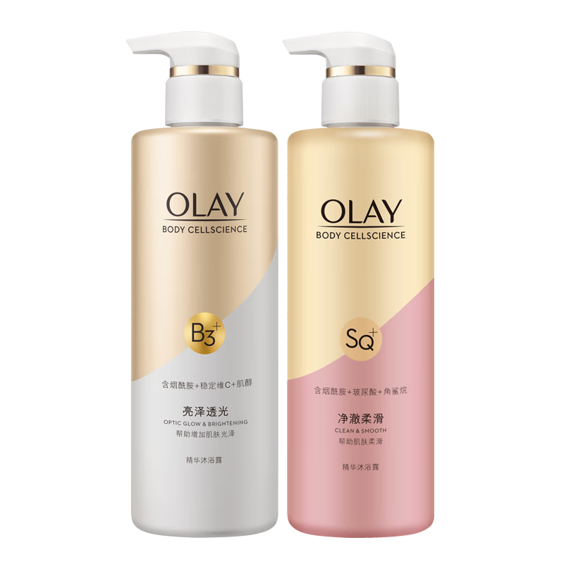 OLAY玉兰油烟酰胺滋养沐浴露价格走势，优质家庭套装值得购买