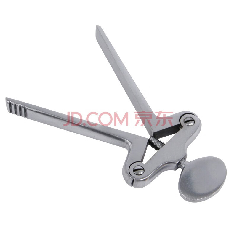 双鹿  医用不锈钢开口器 急救口腔撑开器 丁字式开口器牙科口腔器械