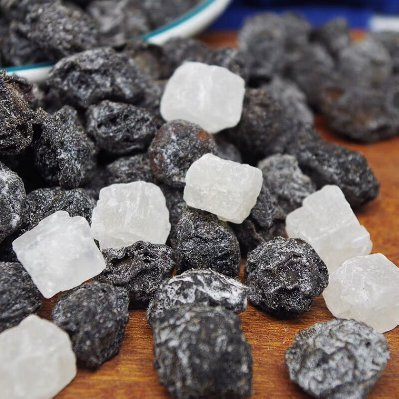 青盐药制乌梅250g古法青盐腌制乌梅中药青盐口含中医 青盐药制乌梅250