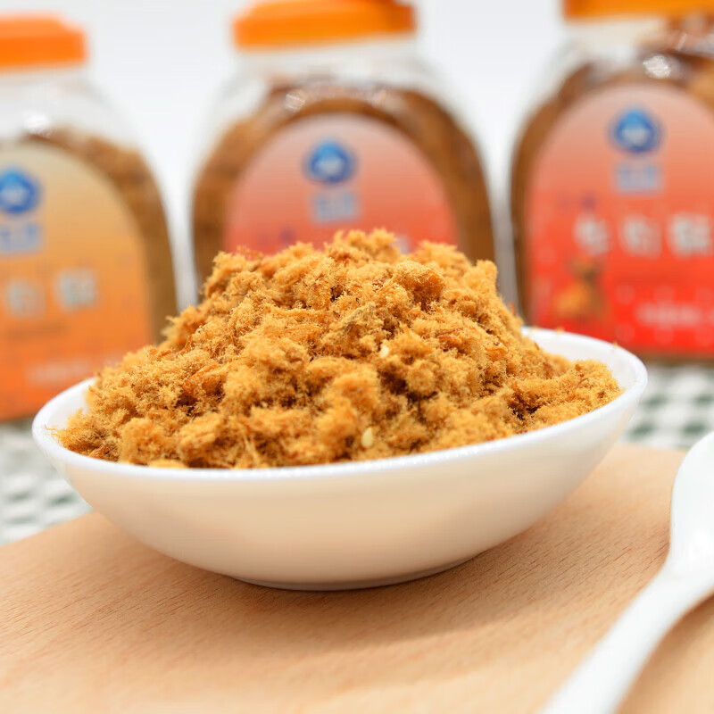 五洲牛肉松肉酥罐装拌饭肉松零食 成人牛肉酥 115g