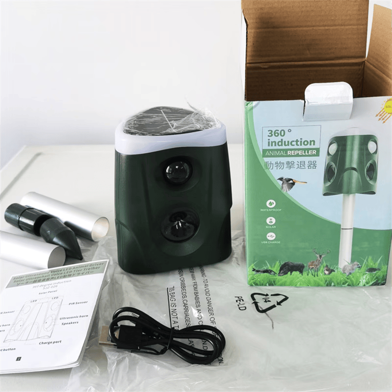 驱鹰神器老鹰驱鸟太阳能警报器防鸟鱼塘鸡场养殖赶吓惊去鸟 老鹰驱赶