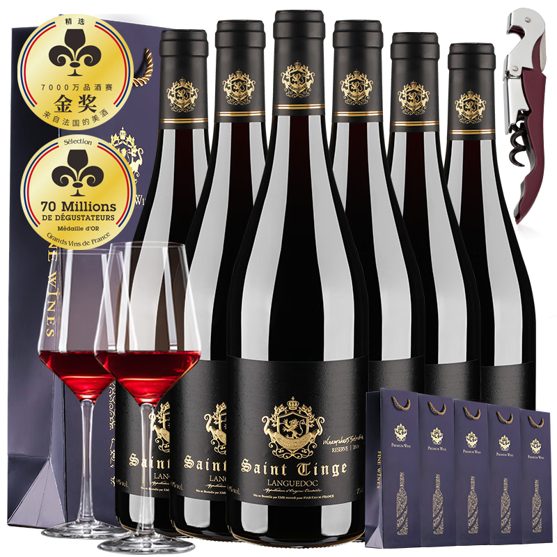 ʥ͡�� ����ԭƿ���ڸɺ����Ѿ� AOC�� 14.5�� 750ml*6 �������װ 289Ԫ