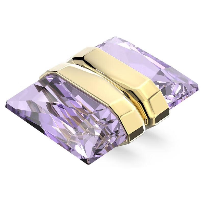 (swarovski)耳饰  lucent 单只紫罗兰磁扣俏皮女士耳骨夹 奢侈品饰品