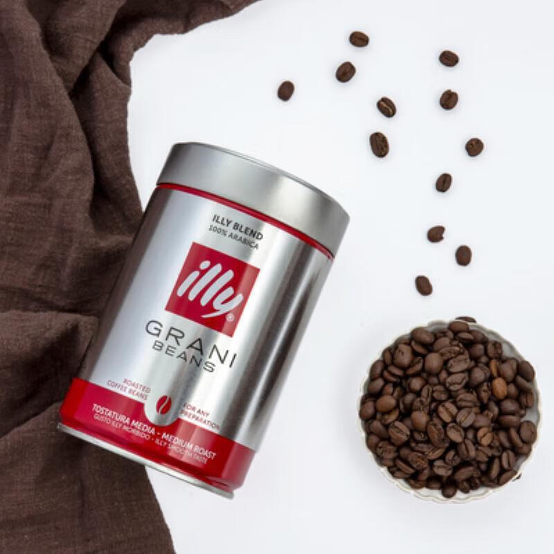 illy意式阿拉比卡深度/中咖啡粉罐装注意:深/中是咖啡粉 illy中度烘焙