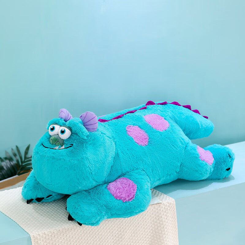 卡通可爱蓝毛怪公仔怪兽大学苏利文玩偶大号抱枕男女儿