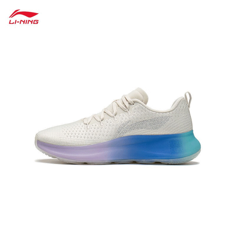 李宁(li-ning)女鞋健身鞋新款无界iv女子轻量高回弹多功能健身鞋 珍珠