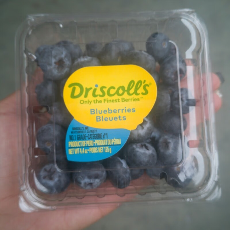 Driscoll's怡颗莓蓝莓进口蓝莓(当季限定）甜口 6盒装 750g大果粒