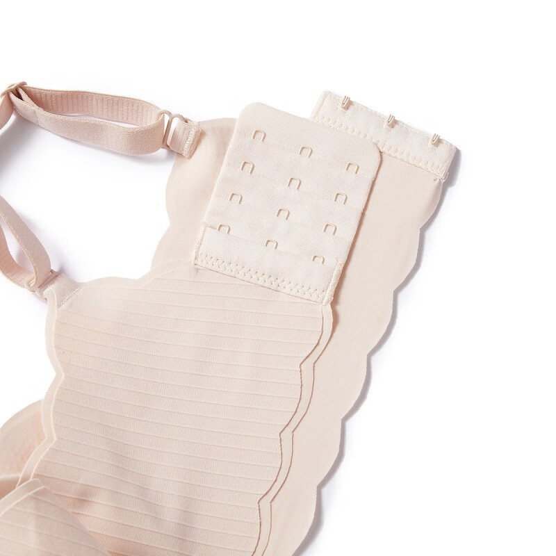 芬腾 无钢圈文胸女无痕裸感纯色性感不空杯薄款内衣文胸罩 粉肤 M