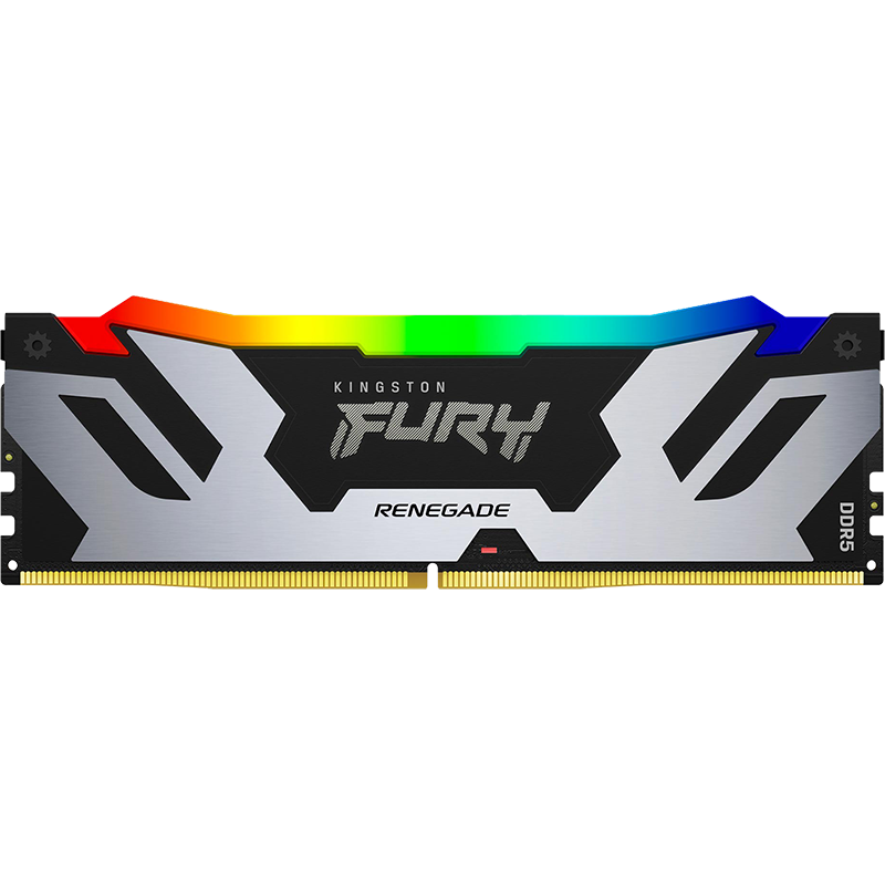 Kingston 金士顿 FURY Renegade叛逆者系列 DDR5 6400MHz RGB 台式机内存 灯条 白色 32GB 16GBx2