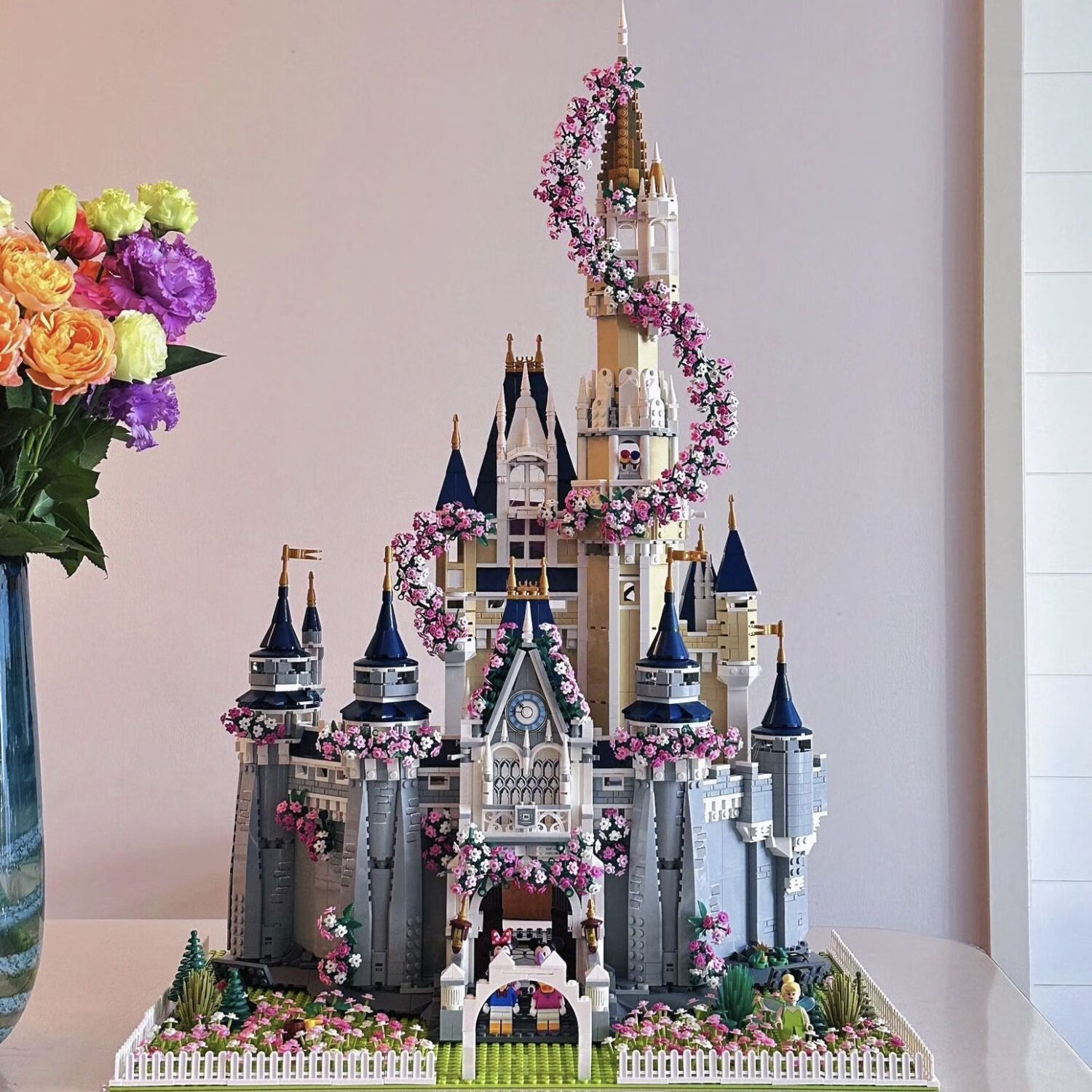 【樱花庄园版】迪士妮城堡积木 兼容乐高女生积木迪士尼城堡