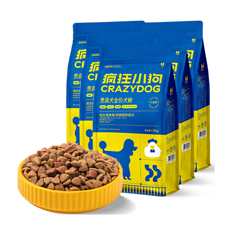 瘋狂小狗狗糧 泰迪貴賓專用糧寵物幼犬成犬狗糧7.5kg15斤