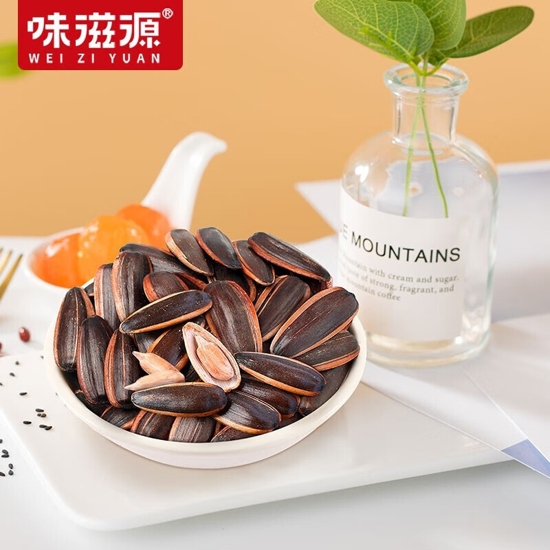 味滋源每日坚果 特产炒货干货干果 休闲食品零食小吃 焦糖味瓜子 500g/袋 1袋