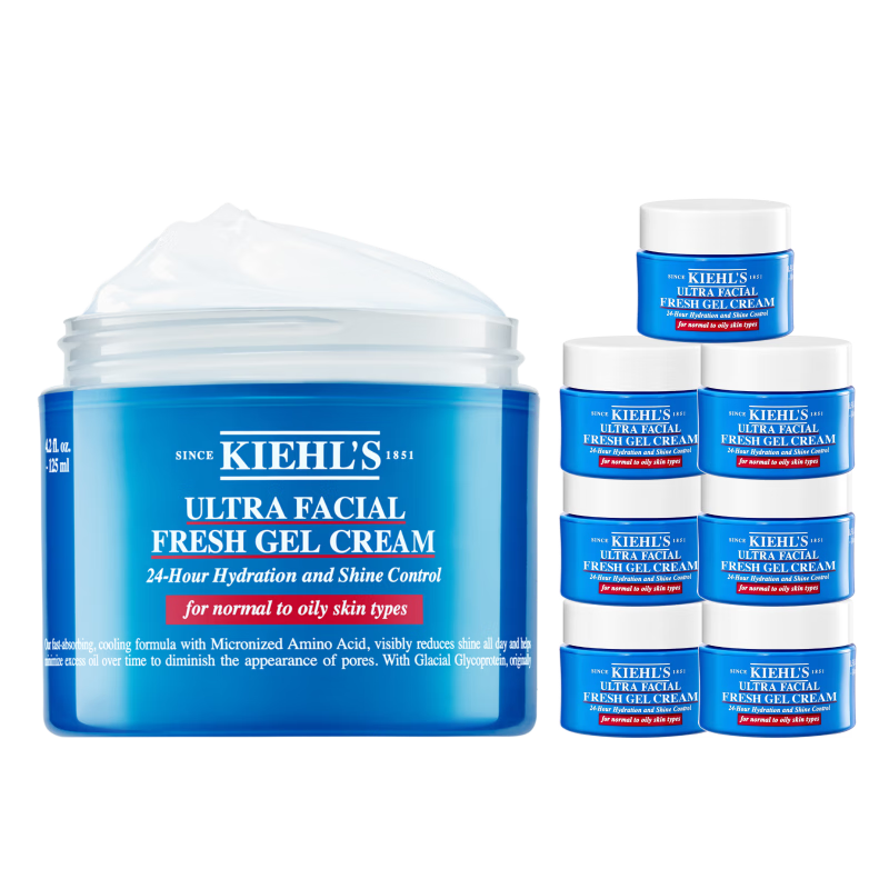 科颜氏（Kiehl's）高保湿面霜清爽版125ml 控油补水 护肤品 生日礼物男送男友