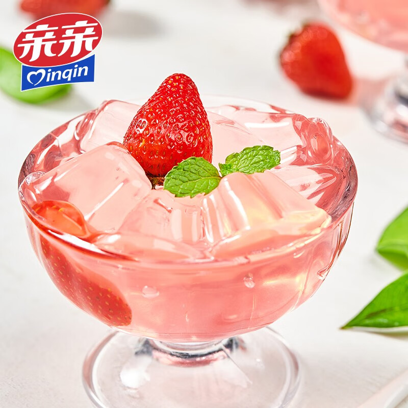 亲亲(Qinqin) 什锦果冻AD钙果冻水果冻解馋小零食耐吃小吃网红 AD钙乳酸味360g*1袋