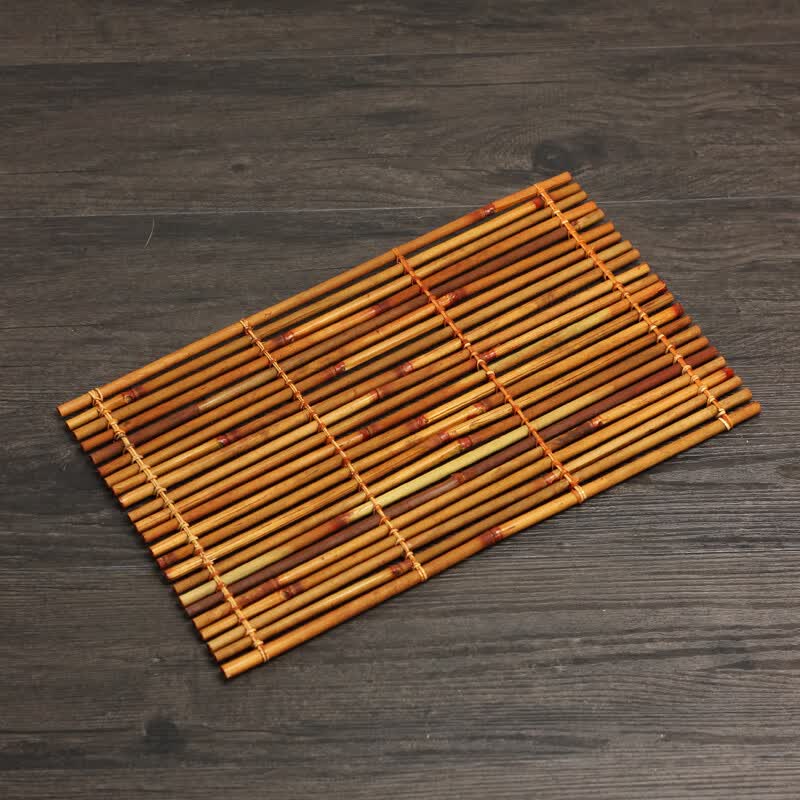 竹排茶垫 竹制茶道竹排 小竹排杯托茶垫杯垫壶垫隔热垫茶帘茶席纯手工
