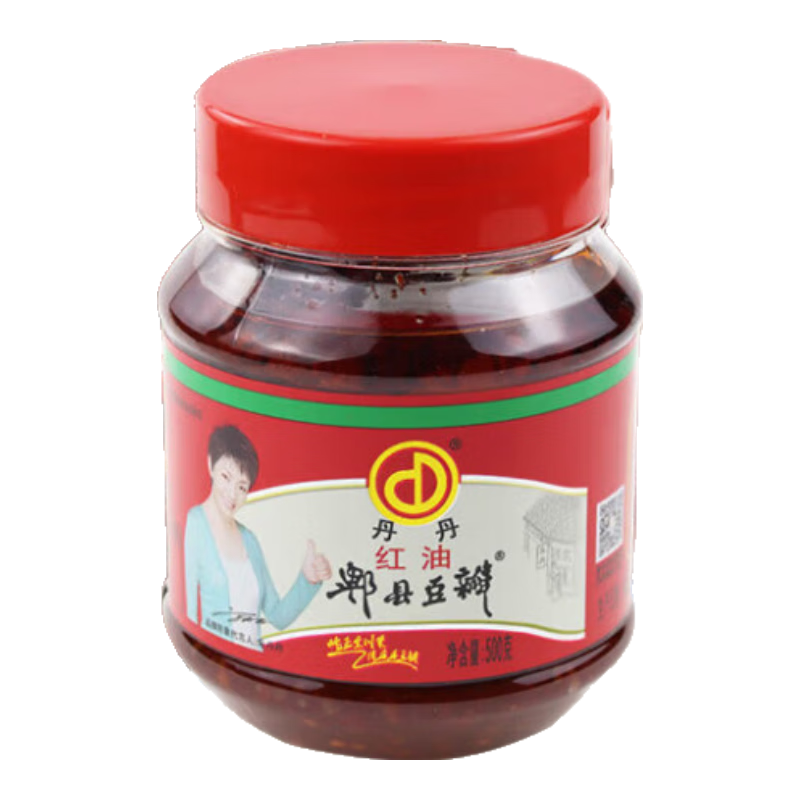 丹丹红油郫县豆瓣酱500g 酱料辣椒酱烹饪酱炒菜川菜调味品 四川特产