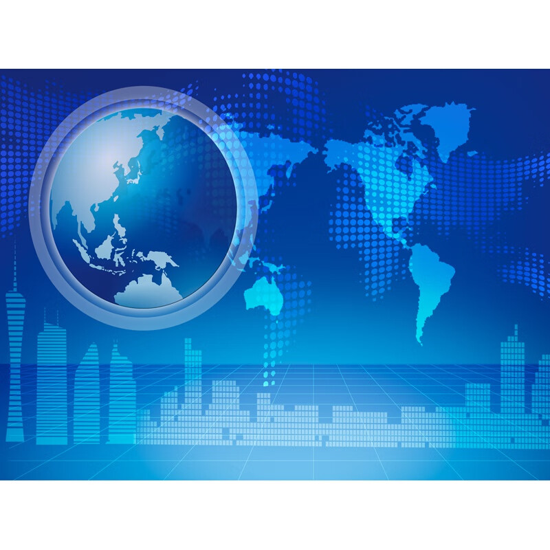 直播间背景布 背景布主播 整幅无接缝3d口才演讲新闻直播背景高清立体