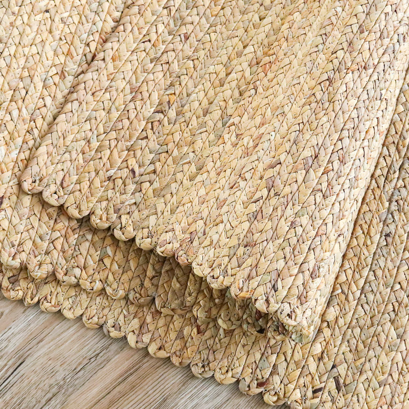 纵横草编地毯客厅卧室茶几毯日式书房床边毯飘窗毯水草水芦苇手工编织