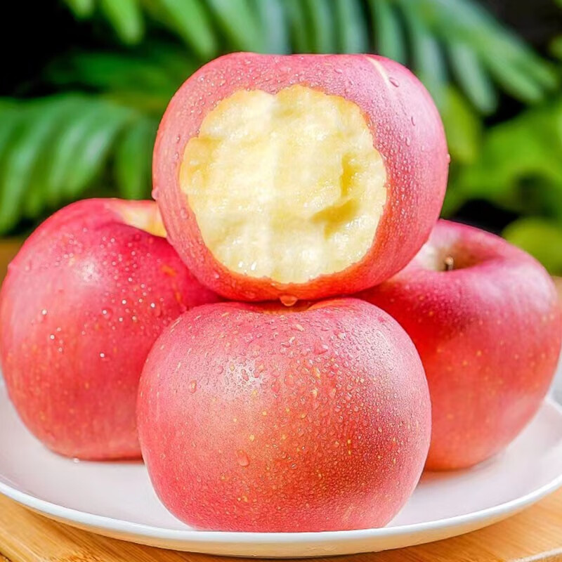 璋玖牯甘肃静宁高山红富士苹果 当季新鲜精选时令孕妇脆甜水果红苹果