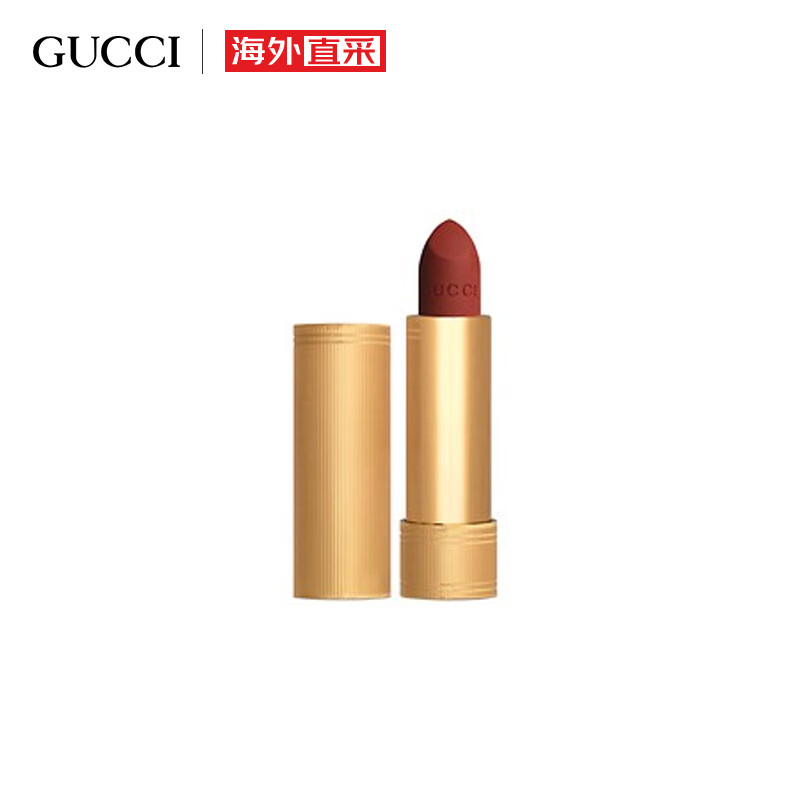 plus会员,概率券:gucci 古驰 金管哑光口红 #505珍妮特锈红 3.5g
