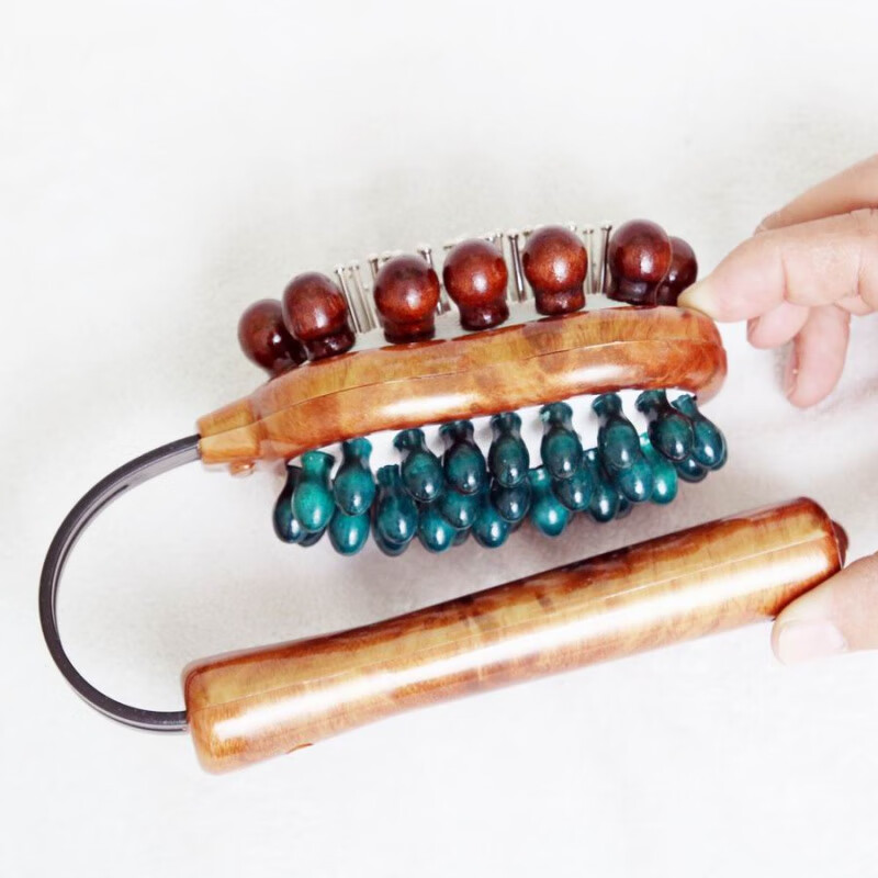 按摩敲打锤子桃木按摩锤按摩拍打棒保健经络拍健身锤敲背锤的 豪华款