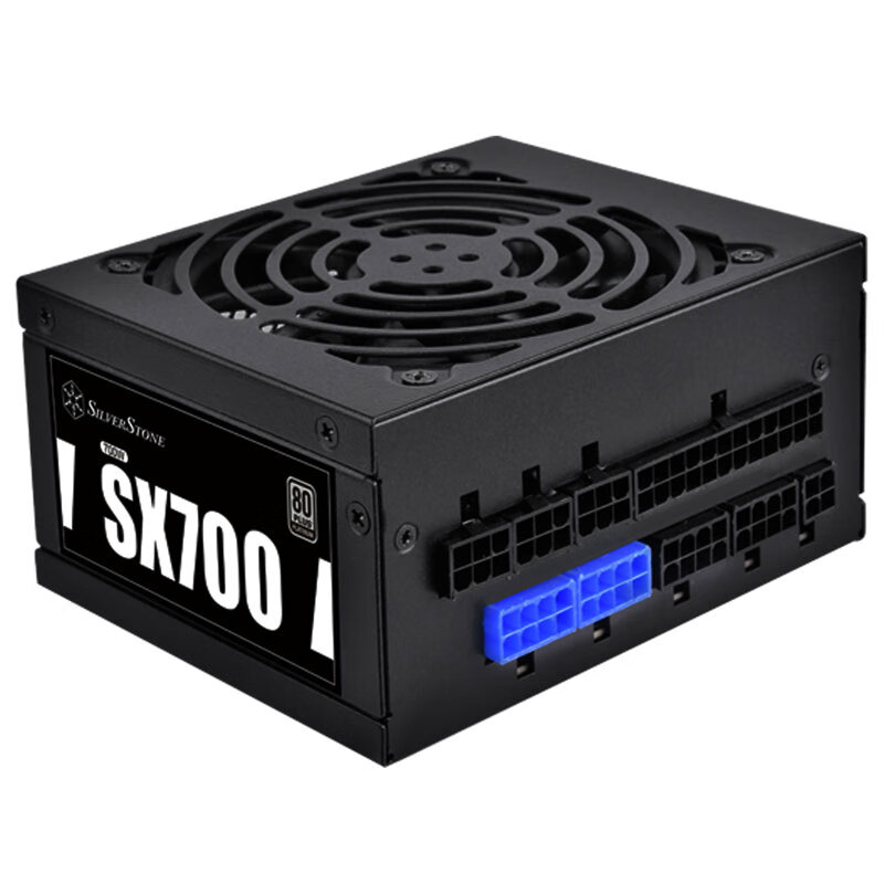 银欣（SILVERSTONE）额定700W SX700-PT SFX电源（白金牌/双CPU双显卡/全日系电容/七年质保/全模组)