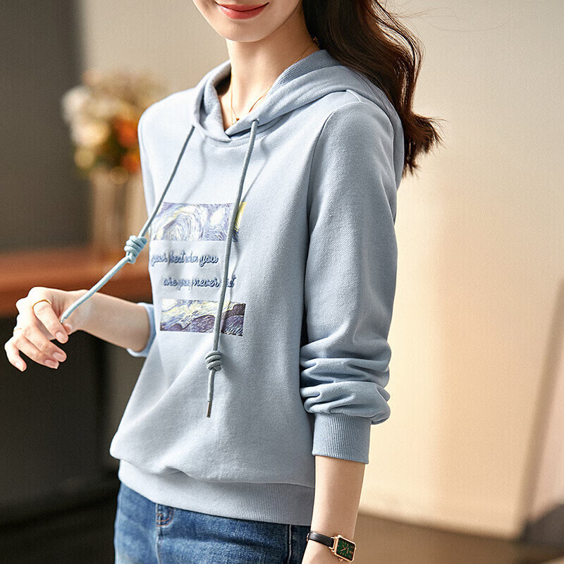 灰蓝色 xl 女士卫衣耐用吗?