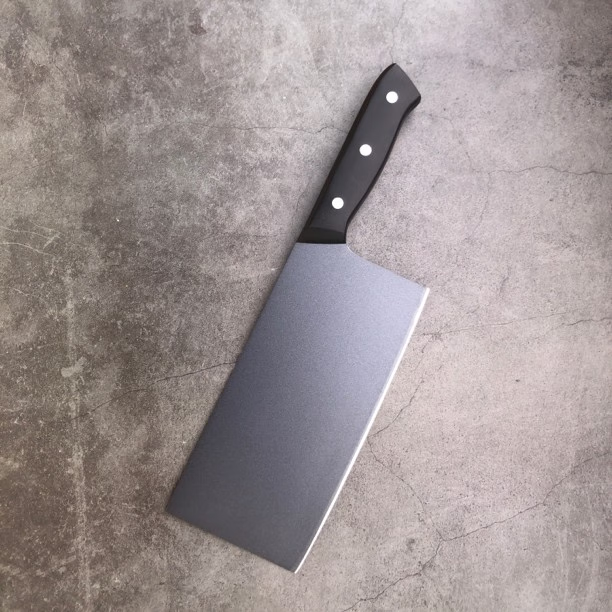 进口m390粉末钢菜刀黑檀木刀柄黑金钨钼熔接刀刃中式切片主厨师刀