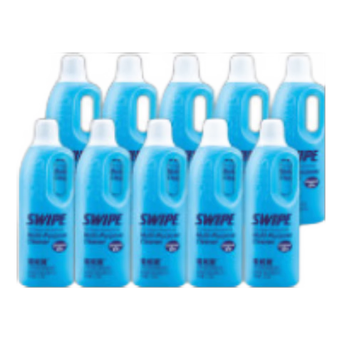 威宝（SWIPE） 【箱】蓝威宝多用途超浓缩清洁剂1kg *10油烟净全能清洁剂原味 原味