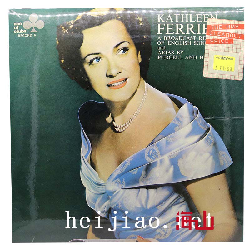 凯瑟琳 费丽尔 broaocast recital purcell handel 英国女低音歌唱家