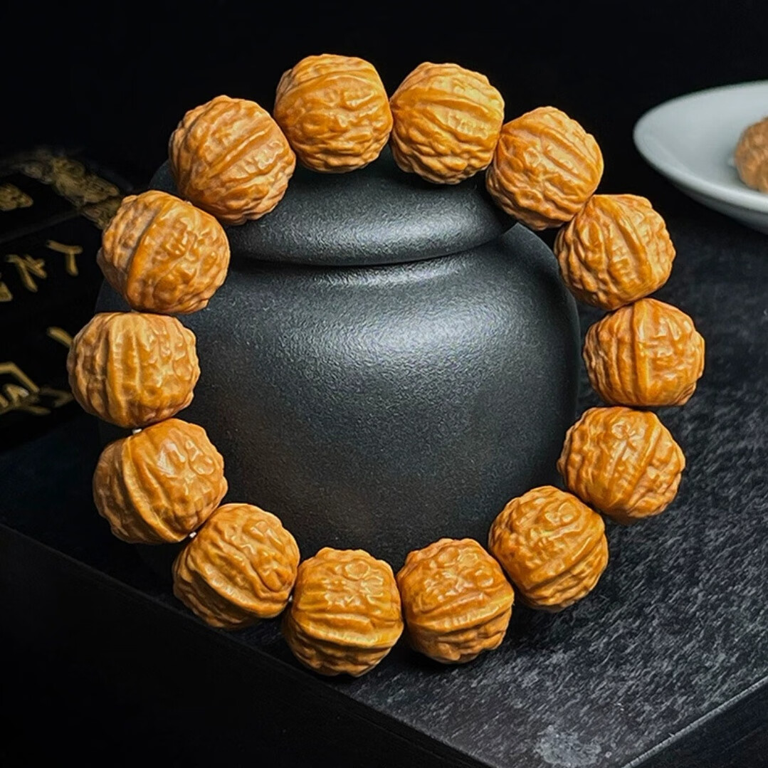 天然矮桩手串全品无瑕疵猴头雕刻男女款盘玩手持手串 全品蛤蟆背猴头