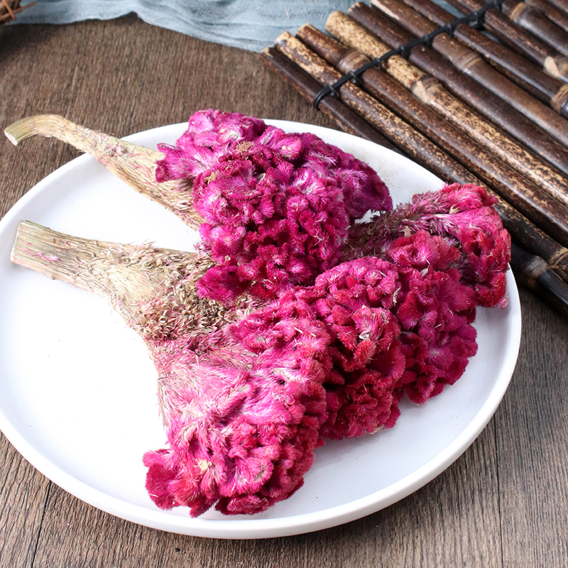 鸡冠花中材 晒 红鸡冠花 鸡冠花 鸡公花干货500克中草大全 中草大全