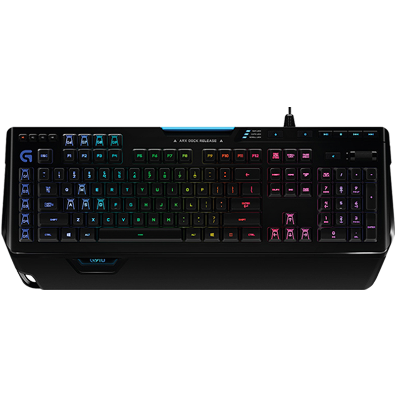罗技(g)g910 机械有线游戏键盘 rgb炫彩 多媒体按键 背光专业级宏编程