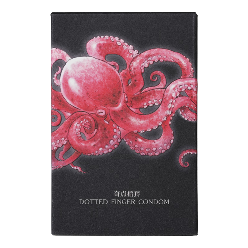 薩福玻尿酸超薄手指套les女用情趣檢查指套顆粒型奇點(diǎn)小章魚(yú)指套12只