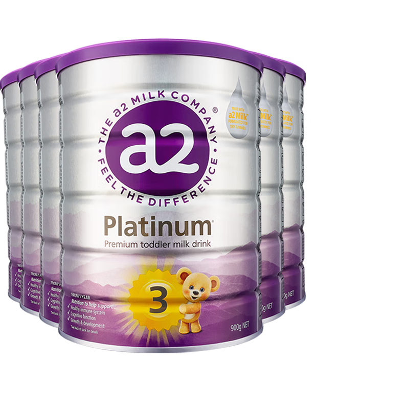 【澳洲新西兰进口】a2初进口Platinum白金版婴幼儿奶粉a2澳洲奶粉 【保税3段】3段6罐 有效期到22年6月